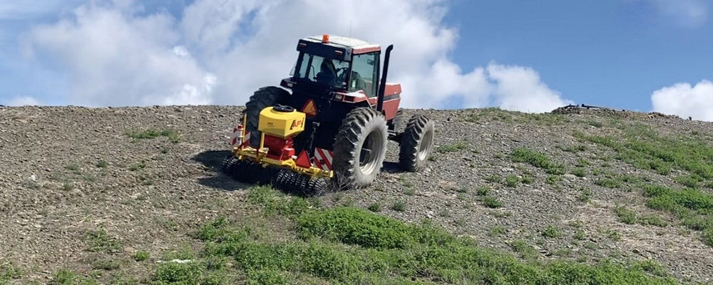 Benefits Of Using An APV Roller VS Hydro Seeding On Your Landfill